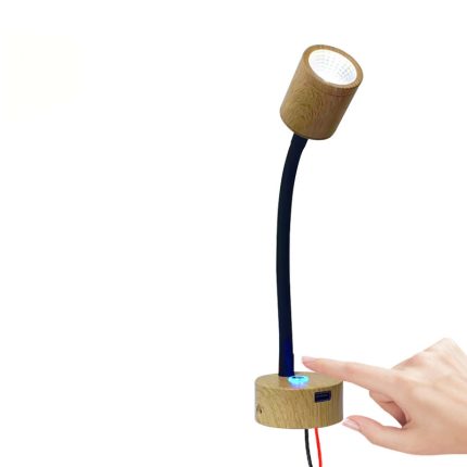 چراغ مطالعه مدل USB MY-996-D / طرح چوب