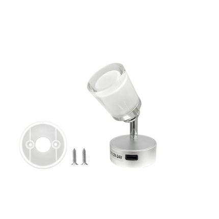 چراغ مطالعه مدل USB MY-882-A / نقره ای