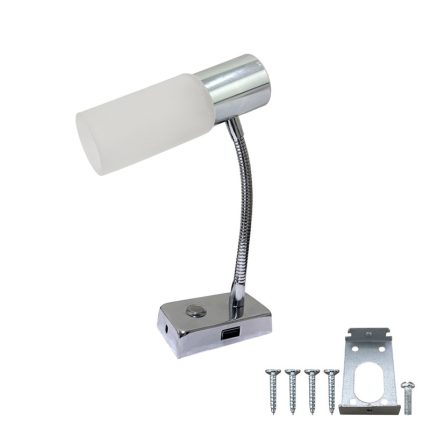 چراغ مطالعه مدل USB MY-997F-D / نقره ای