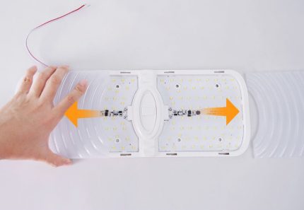 چراغ مستطیل روکار مدل FC16